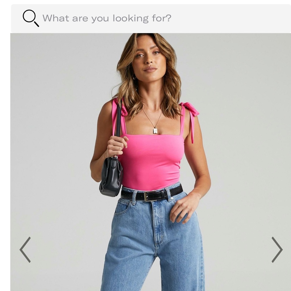Showpo hot pink bodysuit